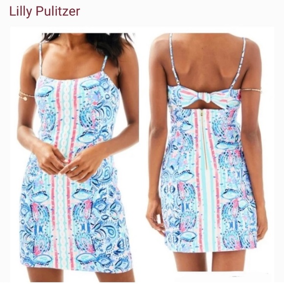 Lily Pulitzer Tie back Dress. New with Tags. - Picture 1 of 4